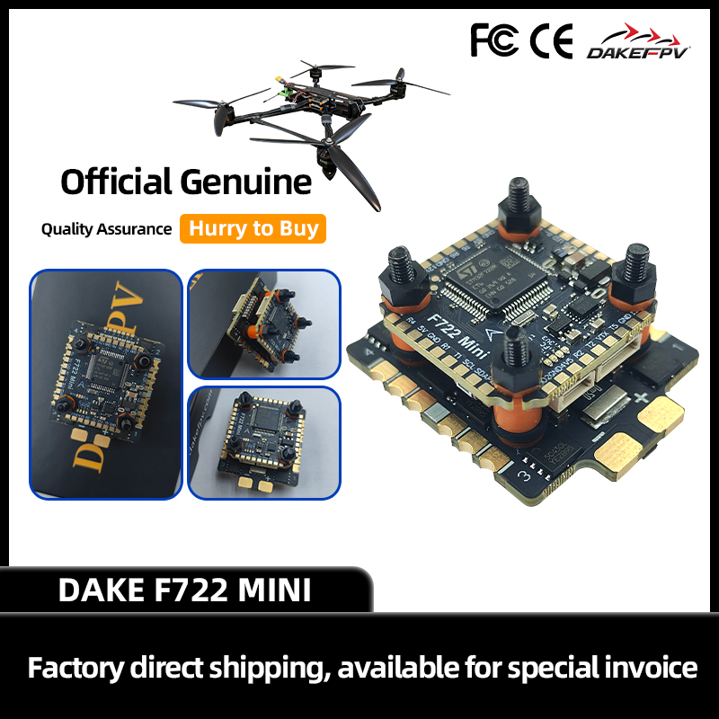 DAKEFPV Mini F722 FC mini stac - Foxeer Reaper Extreme 2.5W Vtx recension och pris