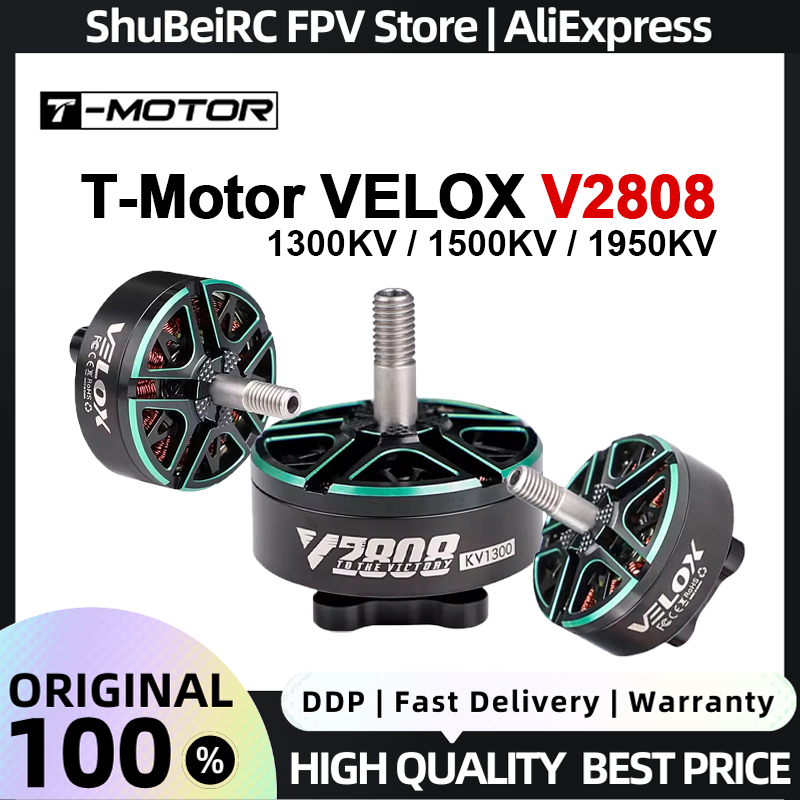 T-Motor VELOX V2808 Brushless  - Walksnail Avatar Hd Goggles X recension och pris